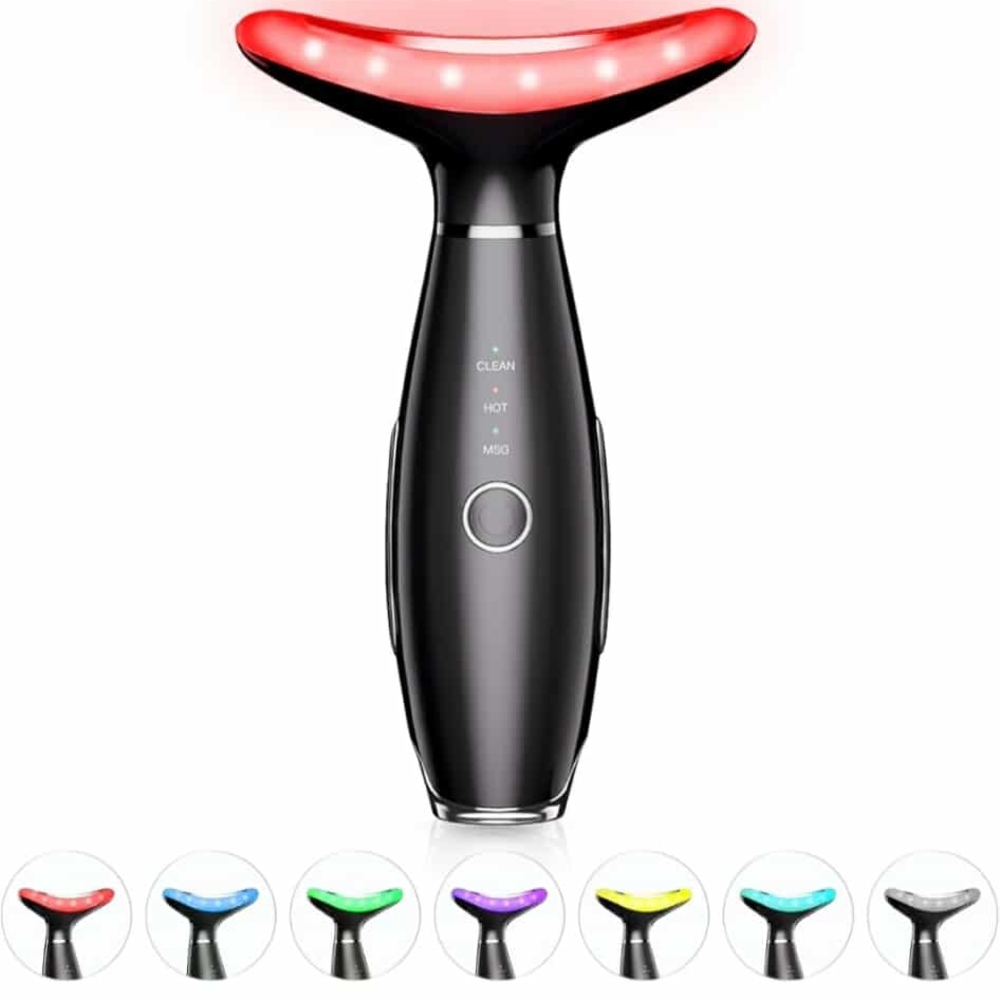 LED Facial Massager with Multiple Light Modes